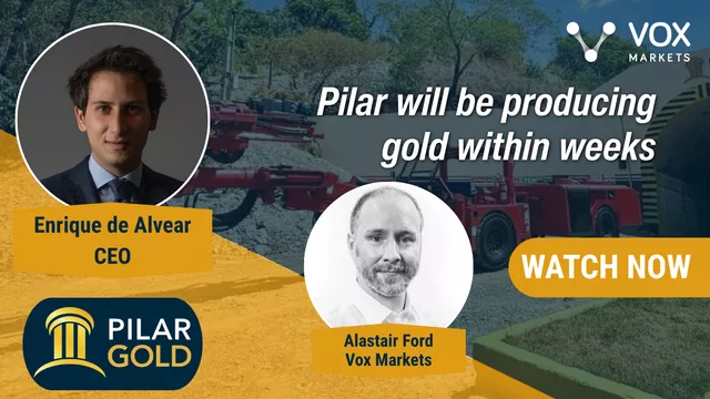 Pilar will be producing gold within weeks