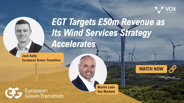 EGT Targets £50m Revenue as Its Wind Services Strategy Accelerates