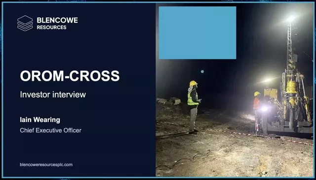 Blencowe Resources: Interim CEO Investor Interview