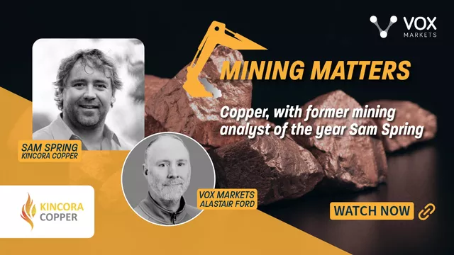 Copper, with former mining analyst of the year Sam Spring